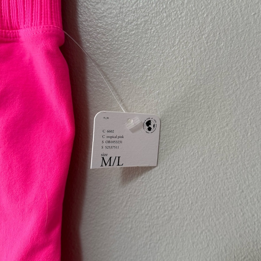 NWT Free People Movement High-Rise 7/8 Length Good Karma Leggings Tropical Pink - Picture 11 of 12